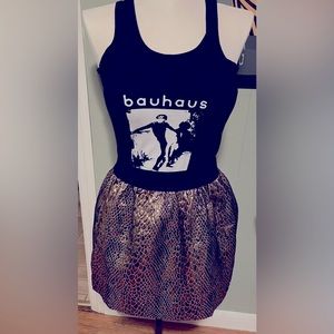 BODY BY VICTORIA Metallic Snakeskin Mini Skirt! FINAL SALE!